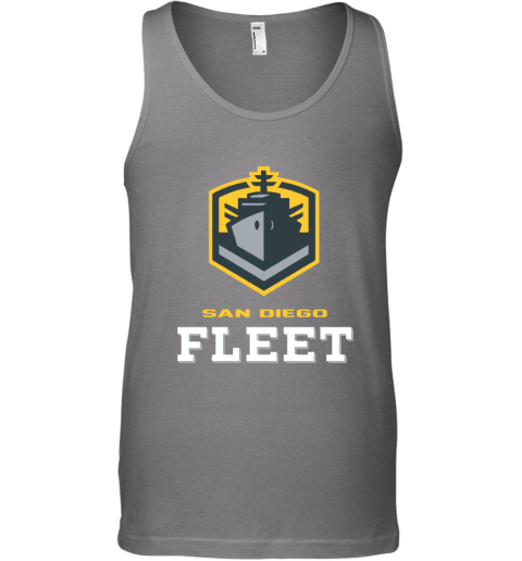 San Diego Fleet logo 13bd san diego fleetlogo unisex tank 17 front graphite heather