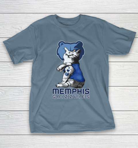 NBA Basketball My Cat Loves Memphis Grizzlies T-Shirt 6