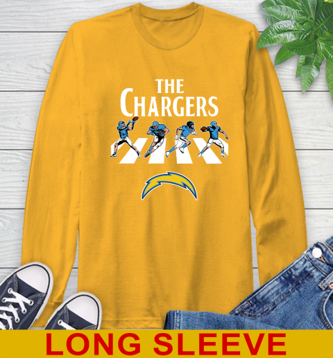 NFL Football Los Angeles Chargers The Beatles Rock Band Shirt Long Sleeve T-Shirt 2