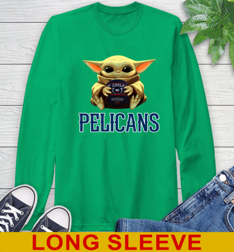 NBA Basketball New Orleans Pelicans Star Wars Baby Yoda Shirt 64