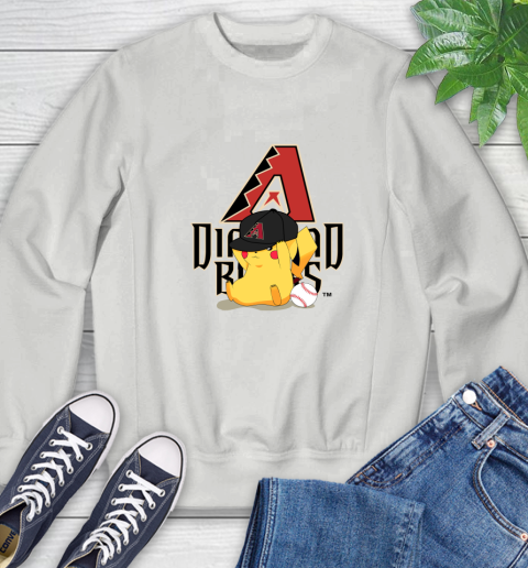 MLB Pikachu Baseball Sports Arizona Diamondbacks Sweatshirt 5