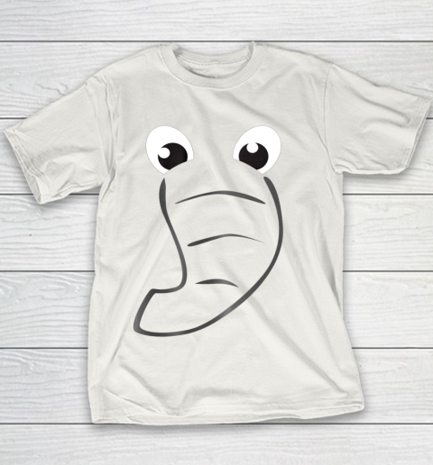 Elephant Face Cute Kids Halloween Costume Animal Gift T Shirt.X6SET6U4CG Youth T-Shirt