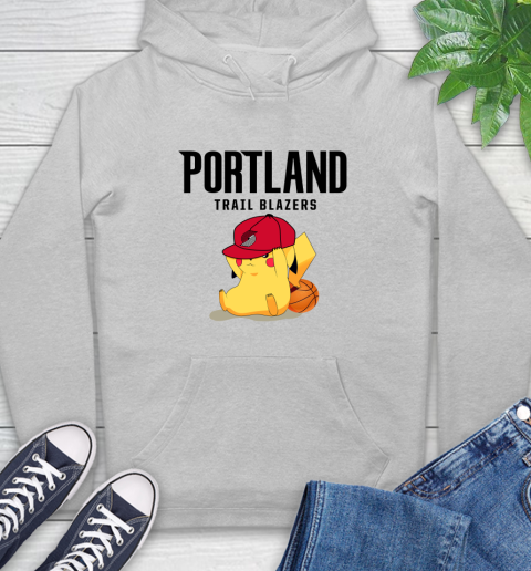 NBA Pikachu Basketball Sports Portland Trail Blazers Hoodie 6