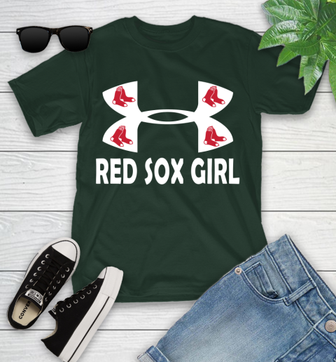 MLB Boston Red Sox Under Armour Baseball Sports Youth T-Shirt 5