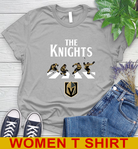NHL Hockey Vegas Golden Knights The Beatles Rock Band Shirt Women's T-Shirt 5