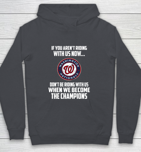 MLB Washington Nationals Baseball We Become The Champions Youth Hoodie 5