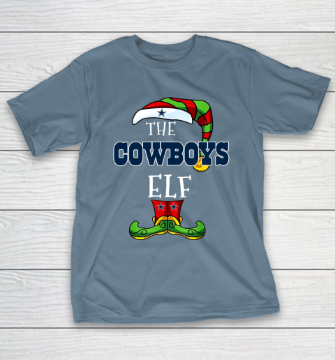 Dallas Cowboys Christmas ELF Funny NFL T-Shirt 16