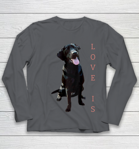 Dog Mom Shirt Labrador Retriever Shirt Women Men Kids Black Lab Dog Mom Youth Long Sleeve 6