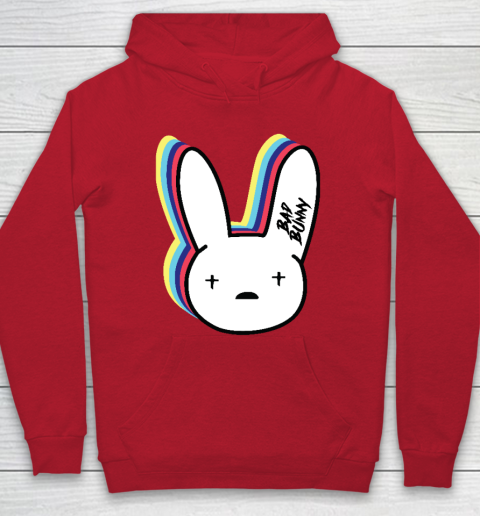 Bad Bunny Logo Hoodie Tee For Sports