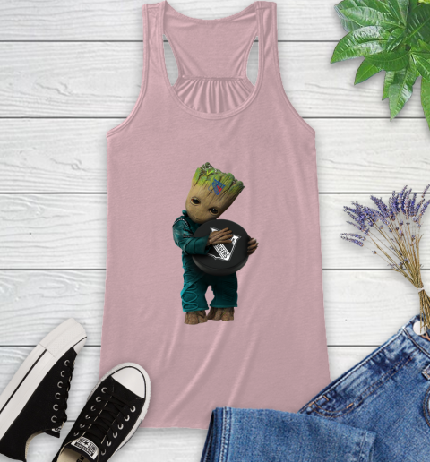 NHL Groot Guardians Of The Galaxy Hockey Sports New York Rangers Racerback Tank 11