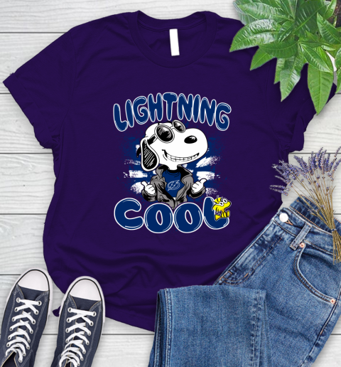 NHL Hockey Tampa Bay Lightning Cool Snoopy Shirt Women's T-Shirt 4