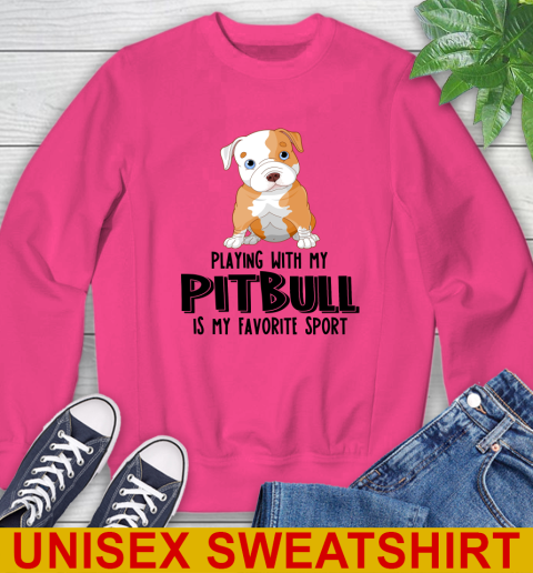 Playing with my pitbull is my favorite sport 31