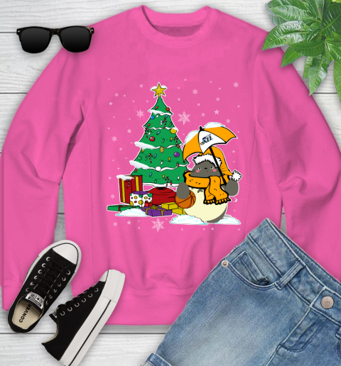 Utah Jazz NBA Basketball Cute Tonari No Totoro Christmas Sports Youth Sweatshirt 6