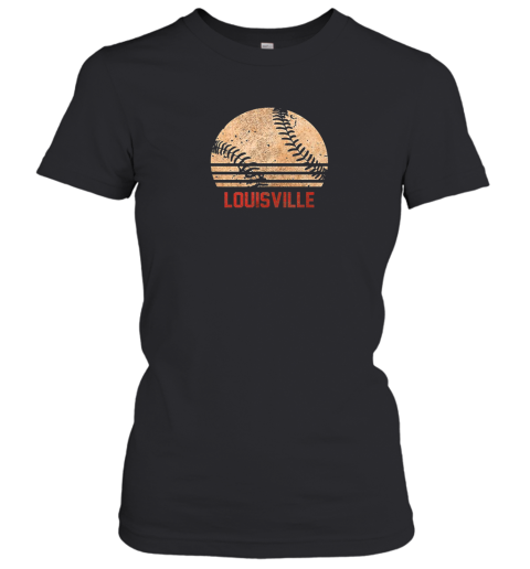 Vintage Baseball Louisville Shirt Cool Softball Gift Women's T-Shirt