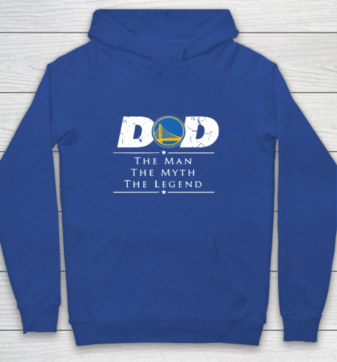 Golden State Warriors NBA Basketball Dad The Man The Myth The Legend Youth Hoodie 6
