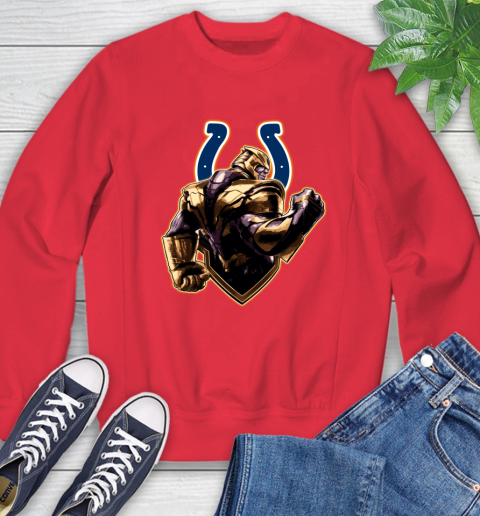 NFL Thanos Avengers Endgame Football Sports Indianapolis Colts Sweatshirt 10