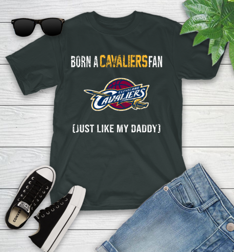 NBA Cleveland Cavaliers Loyal Fan Just Like My Daddy Basketball Shirt Youth T-Shirt 5