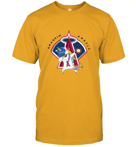 Hip Hop Dabbing Unicorn Flippin Love Los Angeles Angels Unisex Jersey Tee