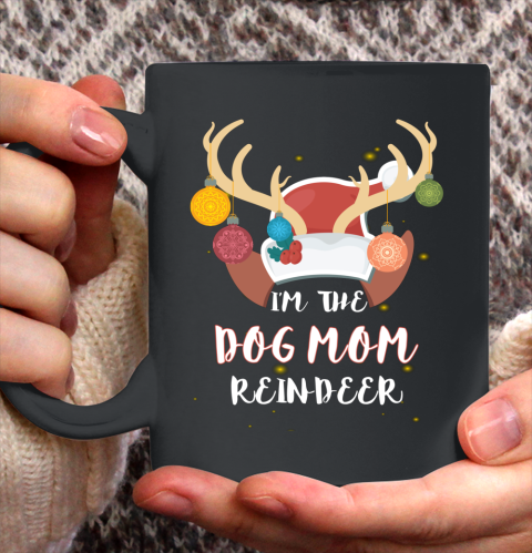 Funny Dog Mom Reindeer Group Matching Family Costume X Mas Ceramic Mug 11oz
