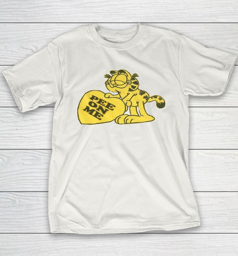 Pee On Me Garfield Funny Youth T-Shirt