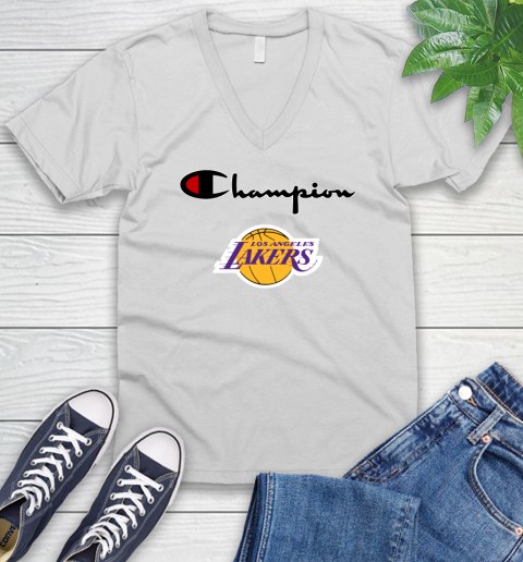 NBA Basketball Los Angeles Lakers Champion Shirt V-Neck T-Shirt