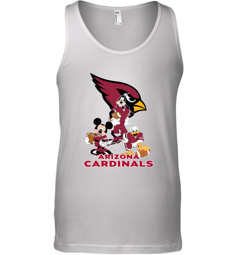 Mickey Donald Goofy The Three Arizona Cardinals Football Tank Top