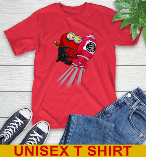 NBA Basketball Toronto Raptors Deadpool Minion Marvel Shirt T-Shirt 12