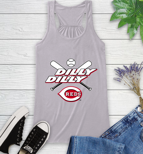MLB Cincinnati Reds Dilly Dilly Baseball Sports Racerback Tank 5