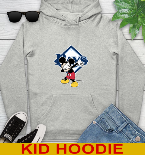Tampa Bay Rays MLB Baseball Dabbing Mickey Disney Sports Youth Hoodie