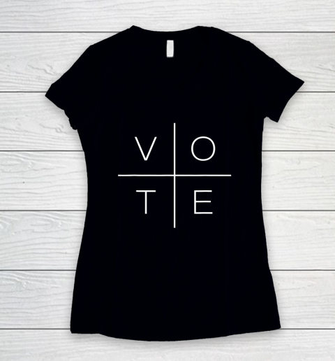 Vote Tshirt Women Men Cool Political November 2020 Elections Women's V-Neck T-Shirt