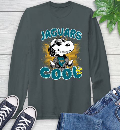 NFL Football Jacksonville Jaguars Cool Snoopy Shirt Long Sleeve T-Shirt 7