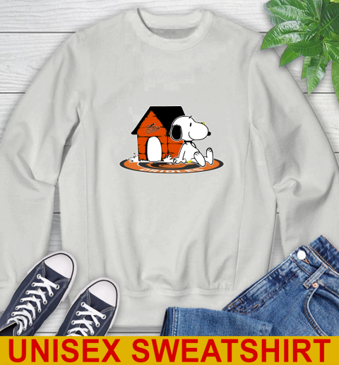 MLB Baseball Baltimore Orioles Snoopy The Peanuts Movie Shirt Sweatshirt 5