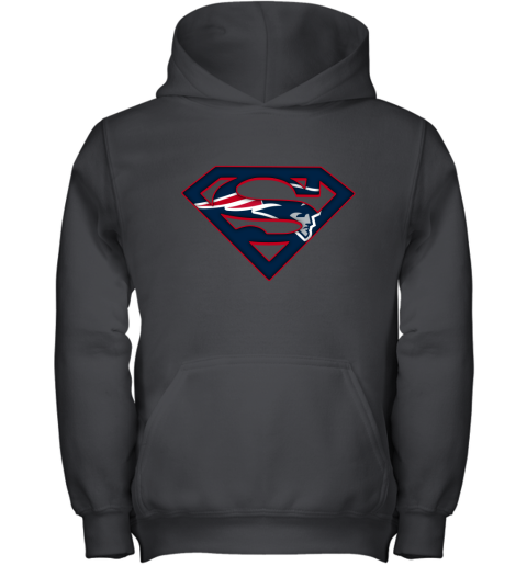 We Are Undefeatable The New England Patriots x Superman NFL Youth Hoodie