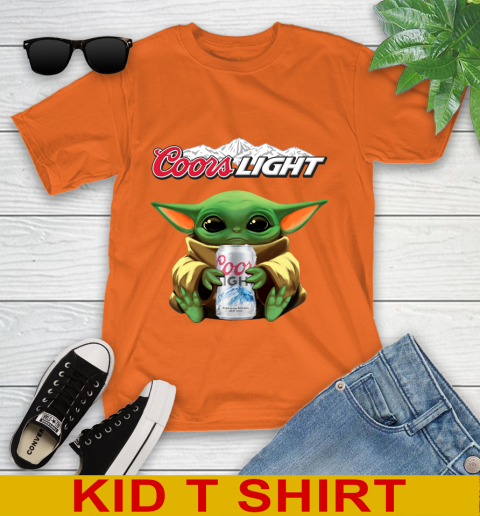 Star Wars Baby Yoda Hugs Coors Beer Shirt 107