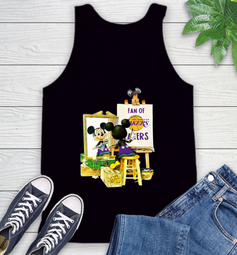 NBA Basketball Los Angeles Lakers Mickey Drawing Shirt 67 NBA Basketball Los Angeles Lakers Mickey Drawing Shirt - Image 67