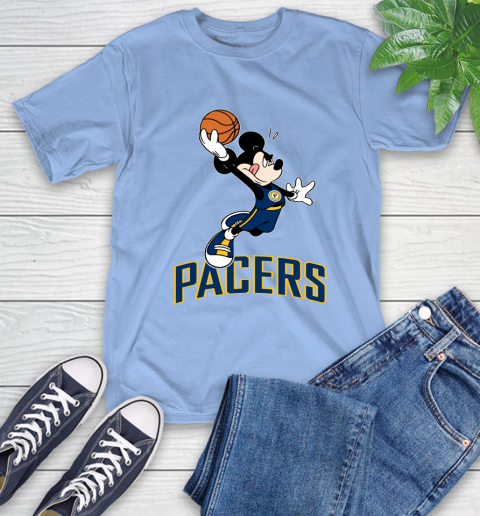 NBA Basketball Indiana Pacers Cheerful Mickey Mouse Shirt T-Shirt 12