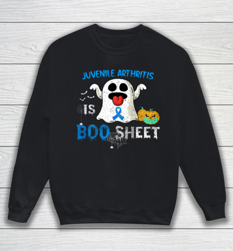 Halloween Shirt For Women and Men Juvenile Arthritis is Boo Sheet Sweatshirt