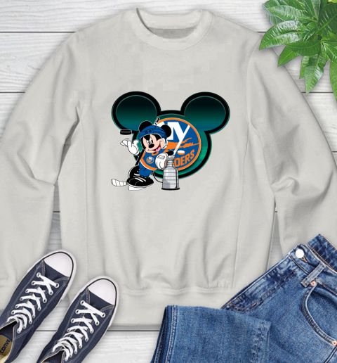 NHL New York Islanders Stanley Cup Mickey Mouse Disney Hockey T Shirt Sweatshirt 12