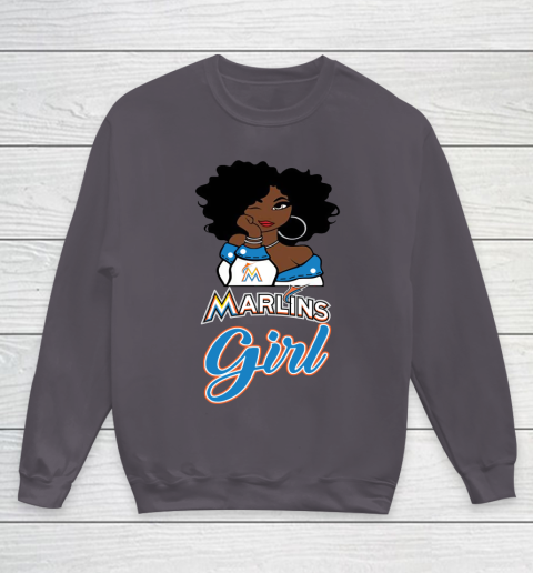 Miami Marlinss Girl MLB Youth Sweatshirt 6