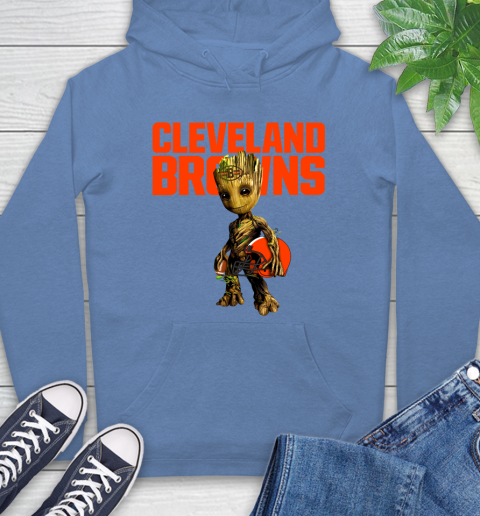Cleveland Browns NFL Football Groot Marvel Guardians Of The Galaxy Hoodie 11