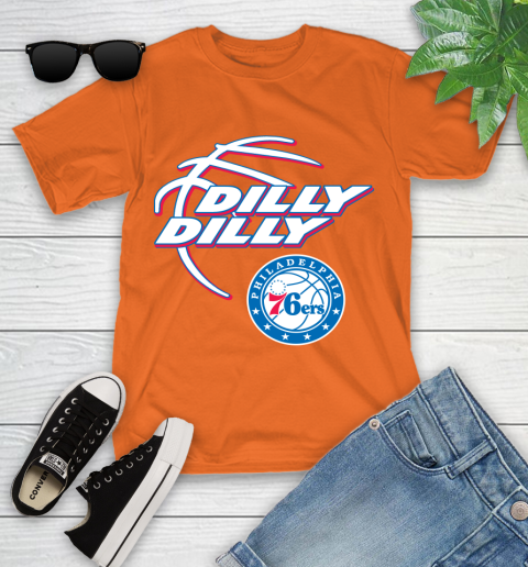 NBA Philadelphia 76ers Dilly Dilly Basketball Sports Youth T-Shirt 19