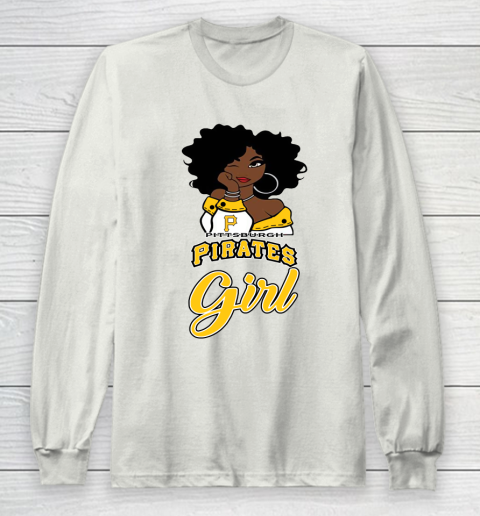 Pittsburgh Piratess Girl MLB Long Sleeve T-Shirt 12