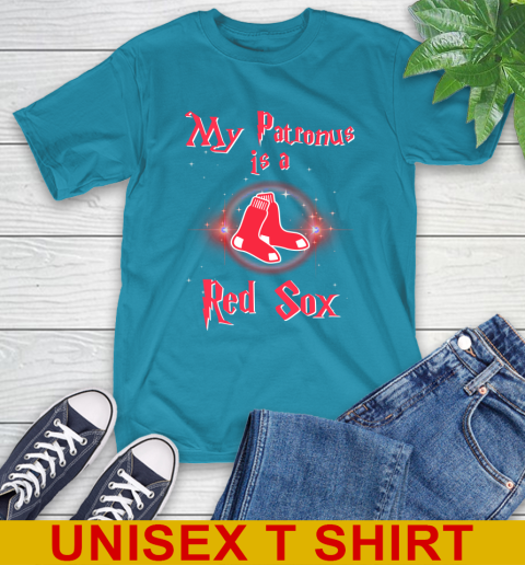 MLB Baseball Harry Potter My Patronus Is A Boston Red Sox T-Shirt 9