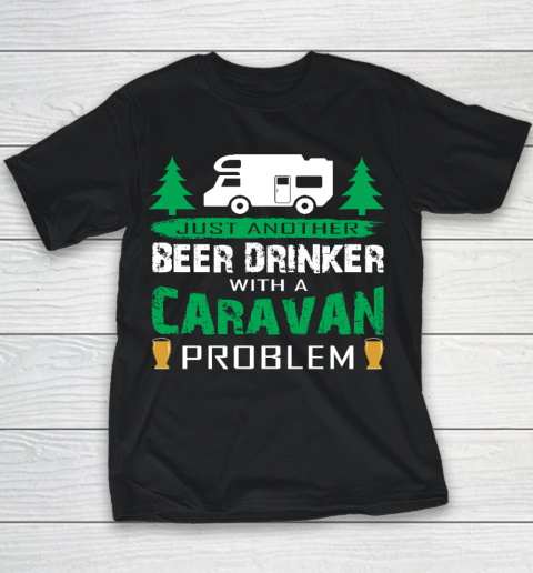 Happy Camping Just Another Beer Drinker Funny Youth T-Shirt
