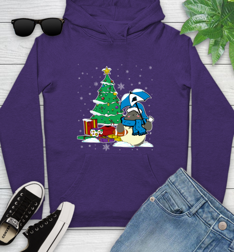 Carolina Panthers NFL Football Cute Tonari No Totoro Christmas Sports Youth Hoodie 5