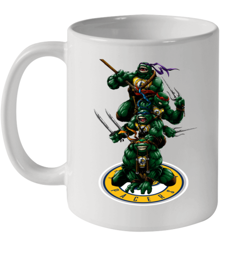 NBA Basketball Indiana Pacers Teenage Mutant Ninja Turtles Shirt Ceramic Mug 11oz