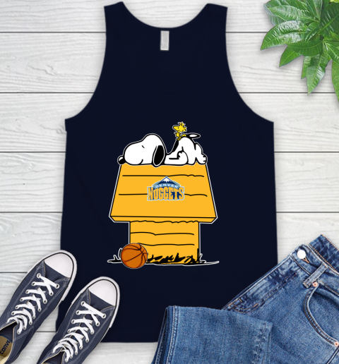 Denver Nuggets NBA Basketball Snoopy Woodstock The Peanuts Movie Tank Top 3