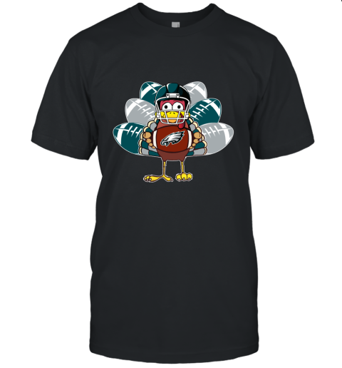 Philadelphia Eagles Turkey Football Thanksgiving Unisex Jersey Tee