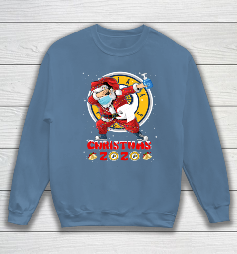 Indiana Pacers Funny Santa Claus Dabbing Christmas 2020 NBA Sweatshirt 6