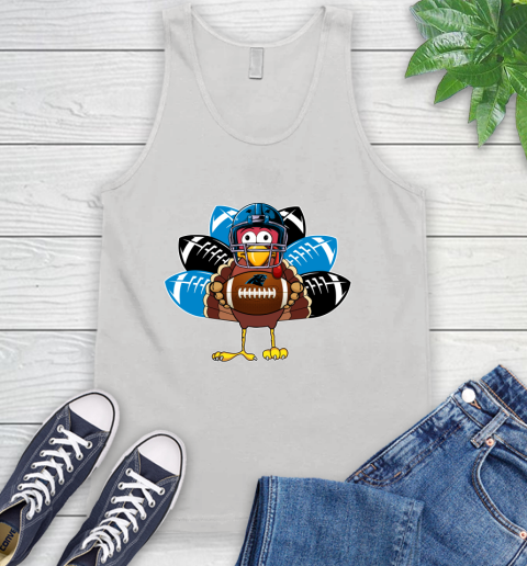 Carolina Panthers Turkey Thanksgiving Day Tank Top